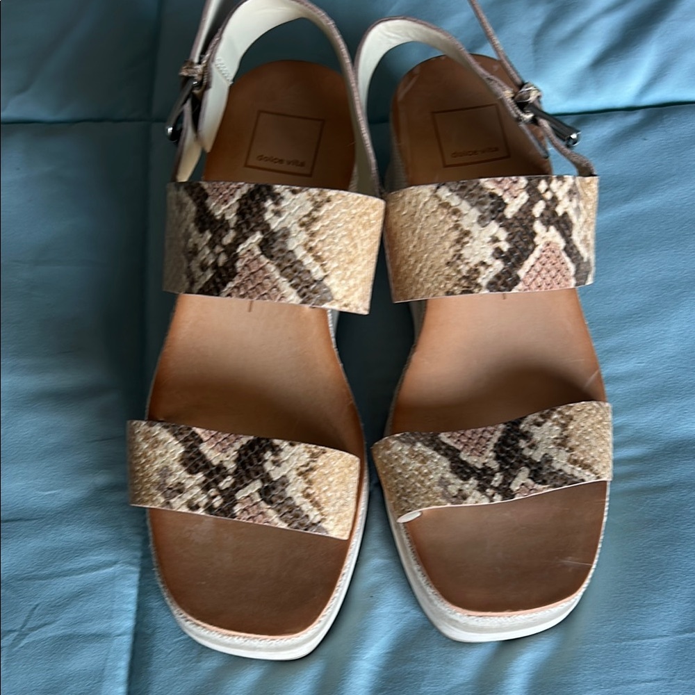Snake Print Women Sandals